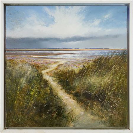 Distant Pines by Michael Sanders - Auction record, sale price, and art valuation. Compare with similar artists and explore comparable artworks.