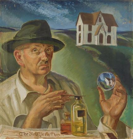 Self-Portrait by Paul Ulen - Auction record, sale price, and art valuation. Compare with similar artists and explore comparable artworks.