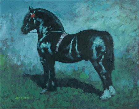 Standing Welsh cob