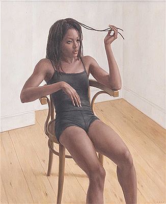 Sample artwork by Harry Holland (Born 1941), known for figure, portrait painting, nudes - View similar artists and auction records
