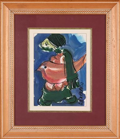 Woman with Bird