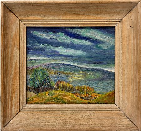 Untitled Stormy Landscape by Anton Pearson - Auction record, sale price, and art valuation. Compare with similar artists and explore comparable artworks.
