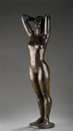 Nude wearing hair by Jacques Coquillay - Auction record, sale price, and art valuation. Compare with similar artists and explore comparable artworks.