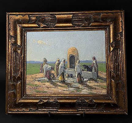 Algerian women around the well