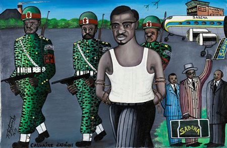 Calvaire d'Afrique, arrest of Patrice Lumumba on January 17 1961