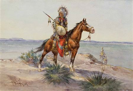 The Chief Expecting Friendly Visitors
