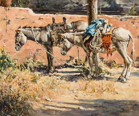 Old Friends by John Hanna - Auction record, sale price, and art valuation. Compare with similar artists and explore comparable artworks.