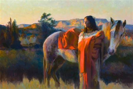 Cheyenne Mother and Child