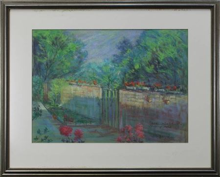 "Gartenmauer in Ensheim (Eschringer Straße)"