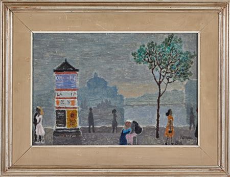Sample artwork by Jurgen Konow (1915 - 1959), known for paintings - View similar artists and auction records