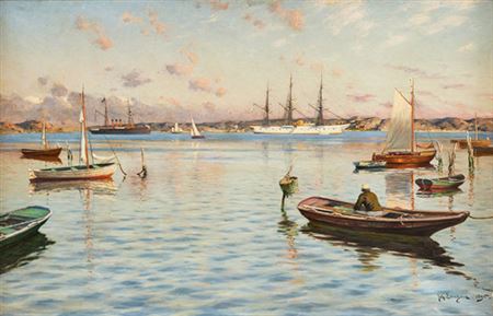 Harbour motifs from the West Coast by Johan Ericson - Auction record, sale price, and art valuation. Compare with similar artists and explore comparable artworks.
