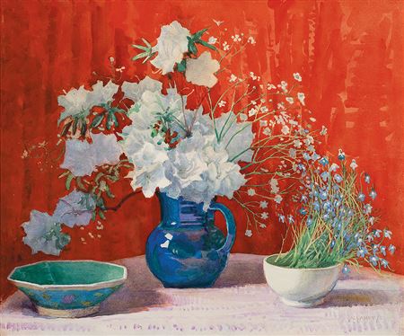 Vermillion and Blue 1932