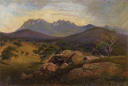 Mount William and Mount Nelson, Sierra Ranges 1862