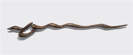 Sample artwork by Bronwyn Joy (Gooda) Oliver (1959 - 2006), known for metalwork oval shaped and elongated shape sculpturee - View similar artists and auction records