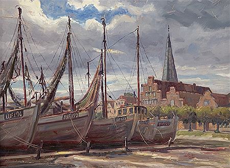Colberger Flüchtlinge 1945 in Travemünde