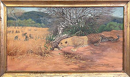 Leopard Raid on Baboons