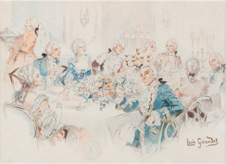 Dinner party scene