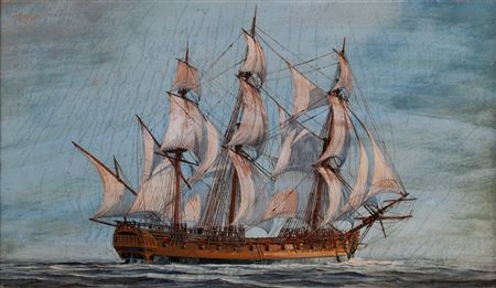 The Continental Navy Frigate Raleigh 32