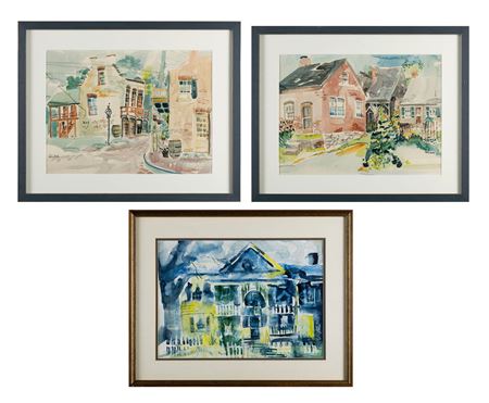 THREE WATERCOLORS
