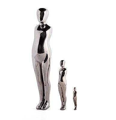 Three Graduated 'Falling Man' Figures