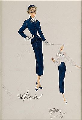 COSTUME SKETCH FOR BETTY HUTTON