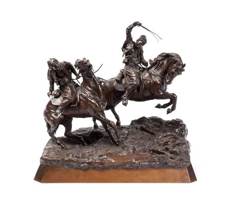 Two Mounted Cossacks