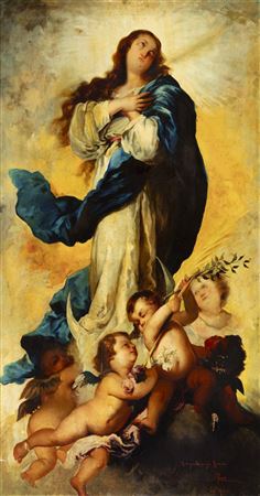 "Immaculate" by Jose Ponce Y Puente - Auction record, sale price, and art valuation. Compare with similar artists and explore comparable artworks.