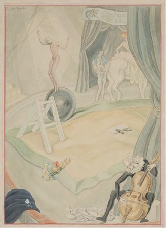 The circus by Carlos Saenz de Tejada - Auction record, sale price, and art valuation. Compare with similar artists and explore comparable artworks.