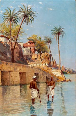 Two Men in Benares