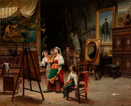 Sample artwork by Pedro Borrell Del Caso (1835 - 1910), known for painting - View similar artists and auction records