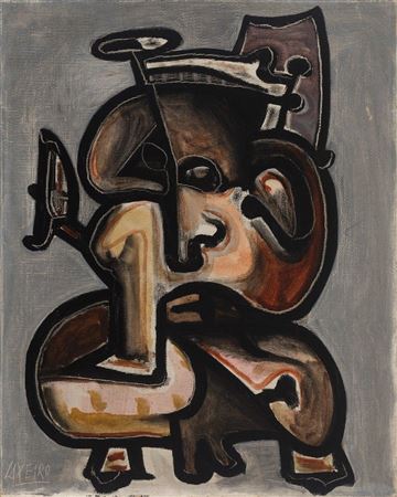 Sample artwork by Jose Otero Abeledo Laxeiro (1908 - 1996), known for painting, drawing, engraving, glassmaking, illustrations, teaching - View similar artists and auction records