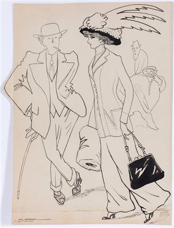 "Modernist couple"
