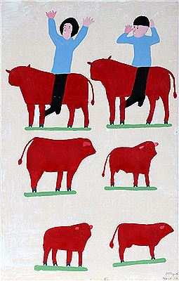 Riding The Cattle.