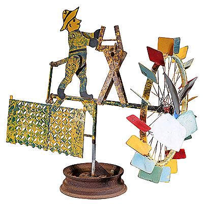 Large Sawing Whirligig.