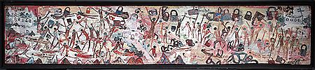 Trapped Spirits. by Purvis Young - Auction record, sale price, and art valuation. Compare with similar artists and explore comparable artworks.