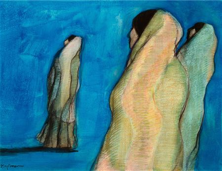 Navajo Study for Three Desert Women