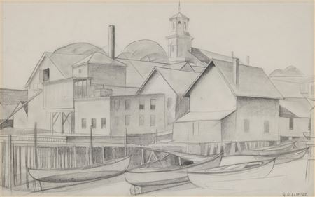 Untitled (Seaside Docks), 1922