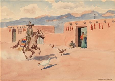 Untitled (Riding Through Town)