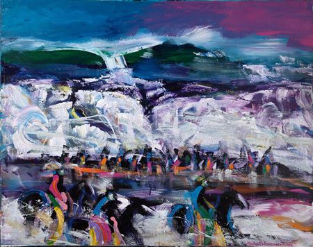 Landscape with Dancers by Pablo Milan - Auction record, sale price, and art valuation. Compare with similar artists and explore comparable artworks.