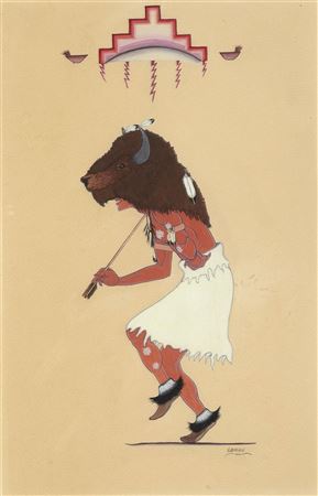 Pueblo Buffalo Dancer