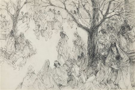 Untitled (Study for Midsummer Fiesta)