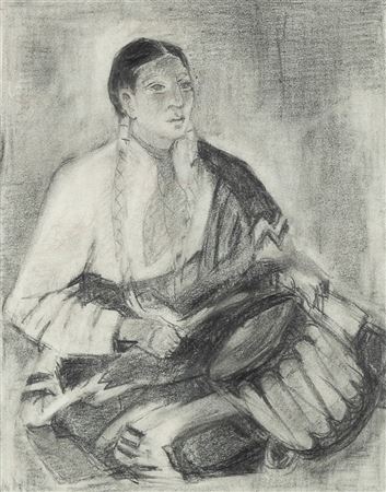 Untitled (Pueblo Drummer)