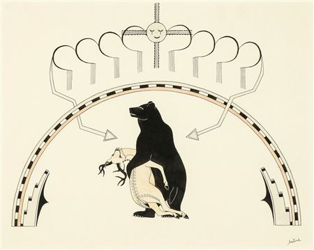 Bear and Dead Deer