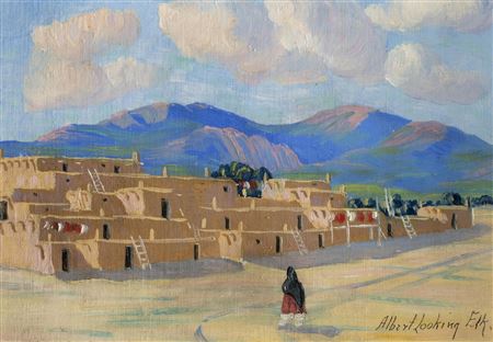 Albert Looking Elk - artist photo for art wanted listing (Taos, NM)