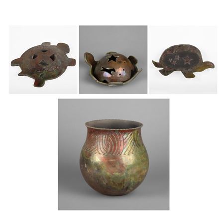 Group of Four Pottery Items