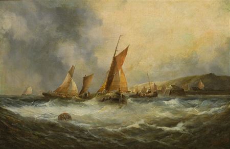 Sailing In Rough Waters, 1861