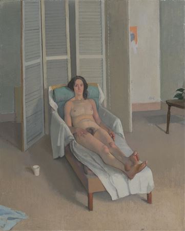 Nude On Chaise Lounge
