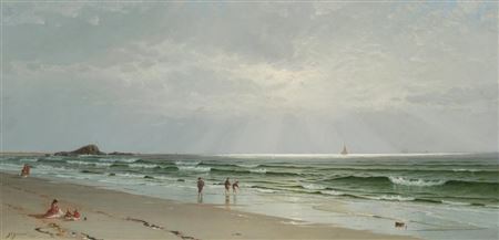 Morning at Narragansett--The Turn of the Tide, 1871