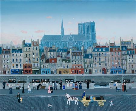 "Quai De La Seine au Matin"
