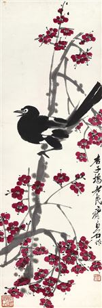 Magpie by Plum Blossoms
